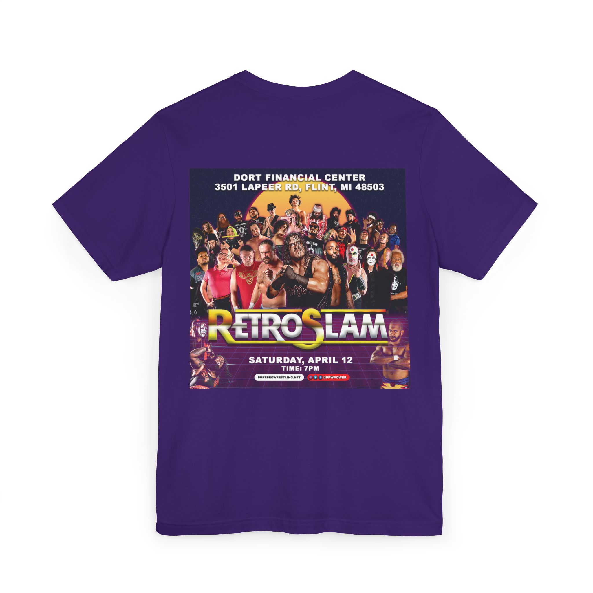 Pure Pro Wrestling RetroSlam 2025 Unisex Jersey T-Shirt | Pure Pro